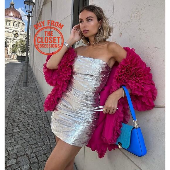 ZARA Blogger Fave Textured Coat with Self-Belt NWT 💗 - Picture 10 of 16